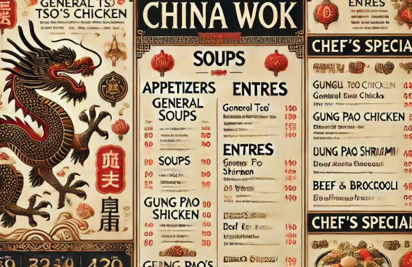 Exploring the Delights of a China Wok Menu